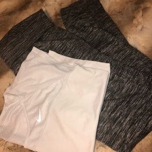 ✅✅Nike dri-fit leggings and shirt!